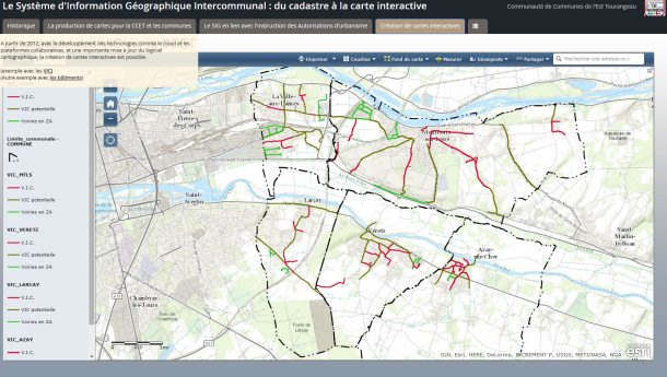 Redécoupage territorial : le SIG en aide à la fusion entre deux collectivités