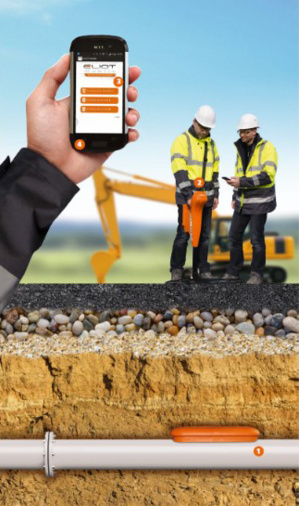 La technologie Eliot permet de détecter, identifier et géoréférencer les réseaux enterrés grâce au RFID La technologie Eliot permet de détecter, identifier et géoréférencer les réseaux enterrés grâce au RFID