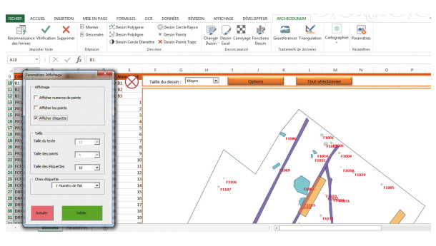 De la topographie au SIG avec un simple fichier Excel