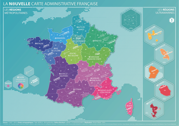 C'est le printemps : la nouvelle carte de France est arrivée !