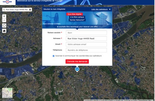 Tester son éligibilité à la fibre