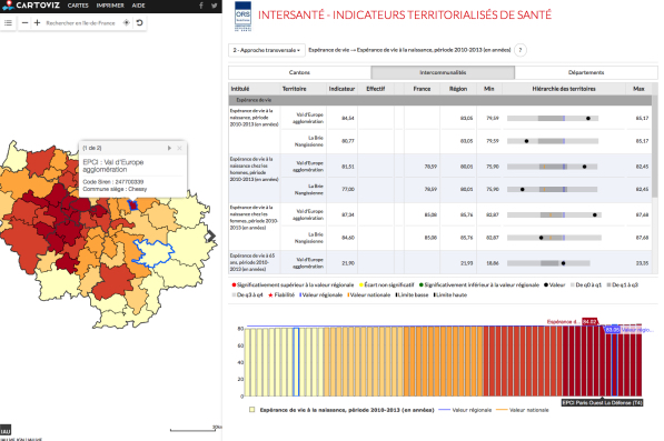 ​La santé des Franciliens cartographiée