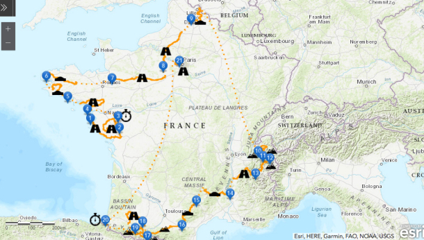 Le Tour de France 2018 bien encarté Le Tour de France 2018 bien encarté