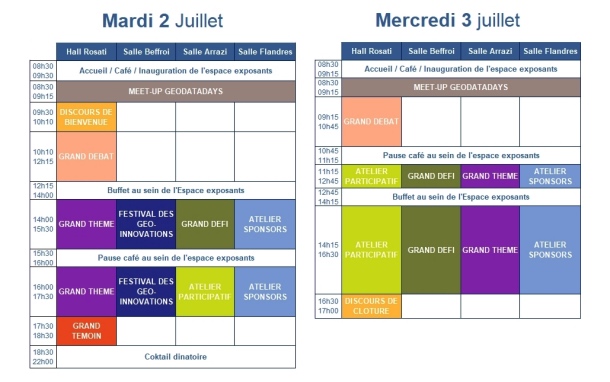 Inscrivez-vous aux GéoDataDays 2019, début juillet à Arras