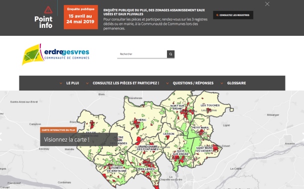 CC Erdre & Gesvres : une carte interactive pour valider le projet de PLUi