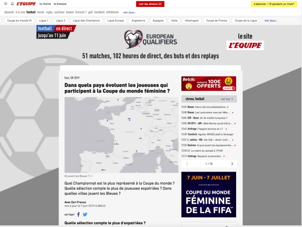 FIFAWWC : Allez les Bleues !