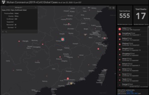 Coronavirus 2019-nCoV : une carte pour suivre la propagation du virus