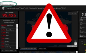 Covid-19 : attention au Malware dans les cartes à télécharger ! Covid-19 : attention au Malware dans les cartes à télécharger !