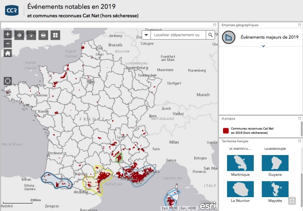 Catastrophes naturelles : CCR dévoile le bilan pour 2019 Catastrophes naturelles : CCR dévoile le bilan pour 2019