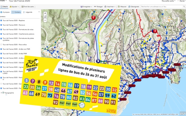 Tour de France 2020 : côté carto, rien ne change