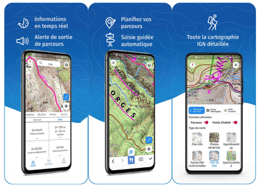 Préparez vos balades et randos estivales avec l'appli IGNrando'