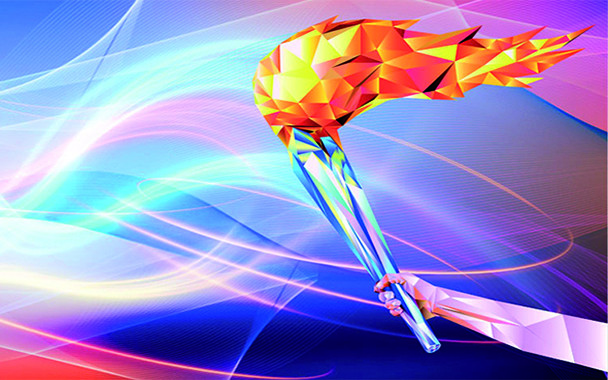 Parcours idéal pour la flamme Parcours idéal pour la flamme