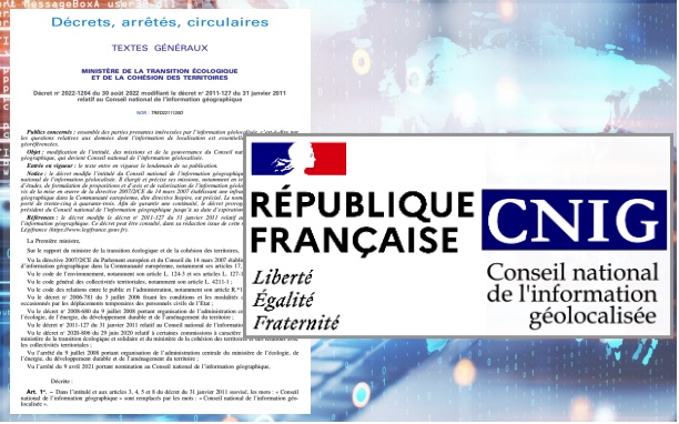 Le CNIG rebaptisé en conseil national de l'information géolocalisée