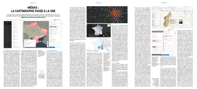 Médias : la cartographie passe à la Une Médias : la cartographie passe à la Une