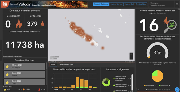 Zoom sur les incendies