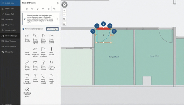 ArcGis Indoors Floor Plan Editor