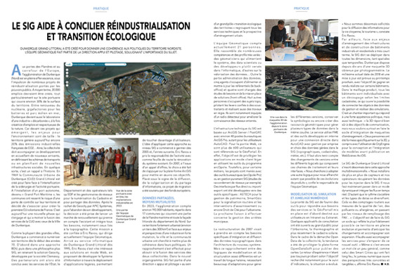 Le SIG aide à concilier réindustrialisation et transition écologique