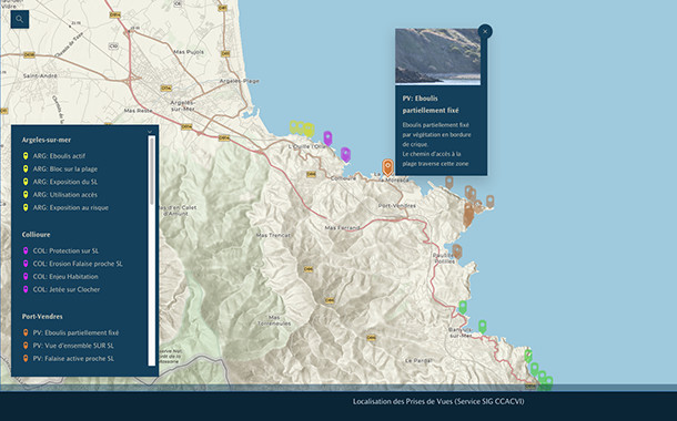 Les falaises s'effritent Les falaises s'effritent
