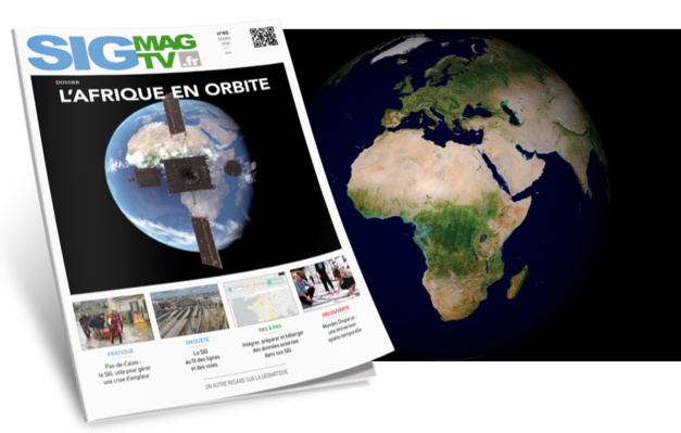 L'Afrique en orbite à la Une de SIGMAG n°40 L'Afrique en orbite à la Une de SIGMAG n°40