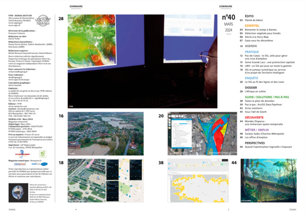 L'Afrique en orbite à la Une de SIGMAG n°40 L'Afrique en orbite à la Une de SIGMAG n°40