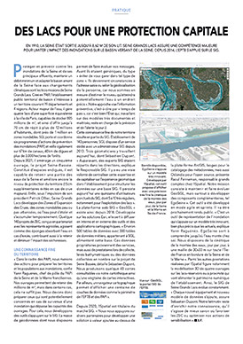 Des lacs pour une protection capitale Des lacs pour une protection capitale