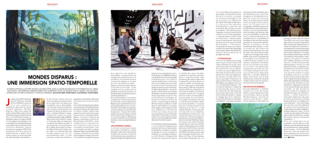 Mondes Disparus : une immersion spatio-temporelle Mondes Disparus : une immersion spatio-temporelle