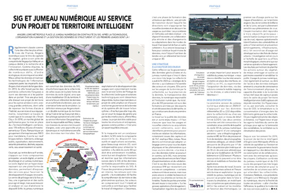 SIG et jumeau numérique au service d’un projet de Territoire Intelligent SIG et jumeau numérique au service d’un projet de Territoire Intelligent