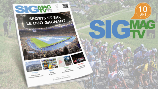 Sports et SIG, un duo gagnant au sommaire de SIGMAG n°41