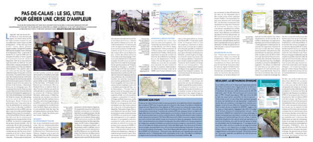Pas-de-Calais : le SIG, utile pour gérer une crise d’ampleur Pas-de-Calais : le SIG, utile pour gérer une crise d’ampleur