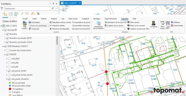 Topomat lance TopoGéo Pro Topomat lance TopoGéo Pro