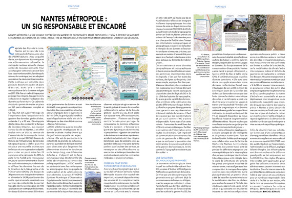 Nantes Métropole, un SIG responsable et encadré Nantes Métropole, un SIG responsable et encadré