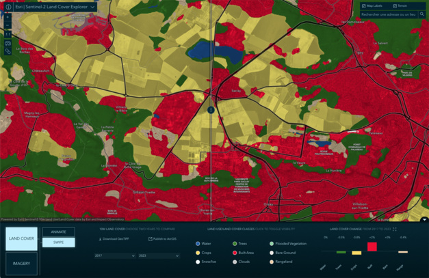 Land Cover disponible en millésime 2023 Land Cover disponible en millésime 2023