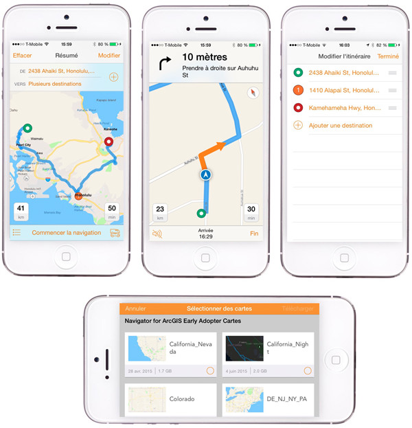 Connecté à Collector, Navigator for ArcGIS Connecté à Collector, Navigator for ArcGIS