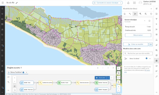 ModelBuilder arrive dans ArcGIS Online ModelBuilder arrive dans ArcGIS Online