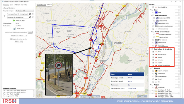 Des itinéraires ultra sûrs Des itinéraires ultra sûrs