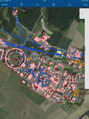 Depuis juin 2015, les pompiers du Cern utilisent quotidiennement en mode connecté ou déconnecté deux cartes développées avec Collector for ArcGIS.