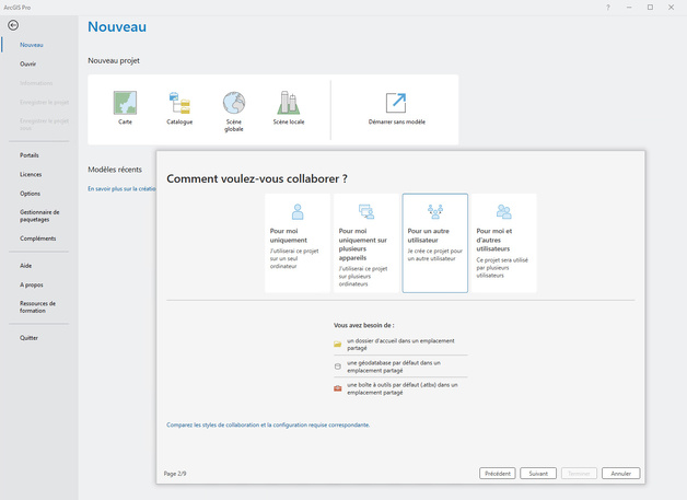 Travail collaboratif sur le portail ArcGIS