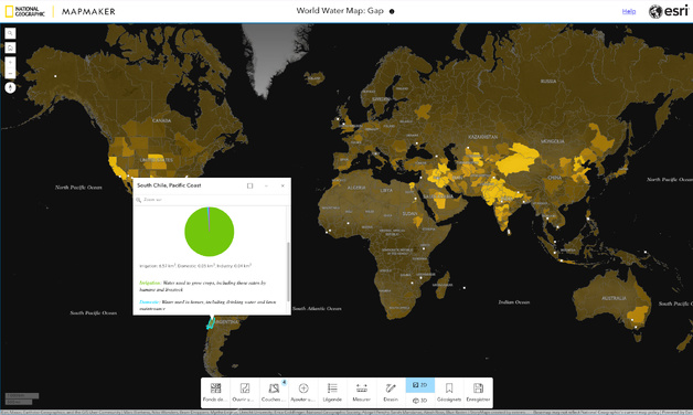 Les enjeux de l'eau catographiés Les enjeux de l'eau catographiés