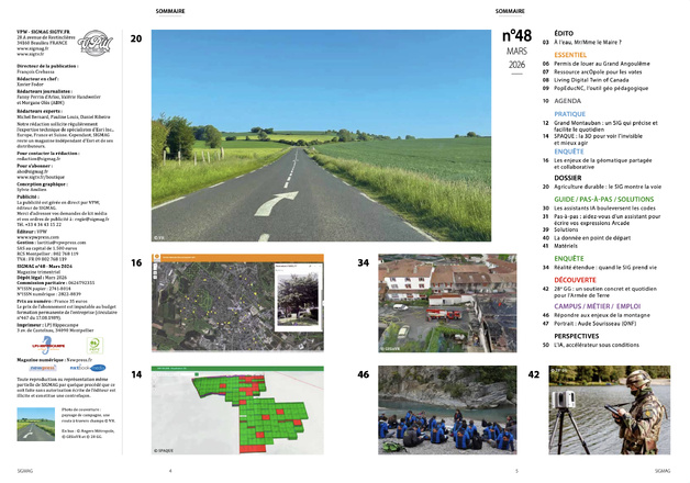 Découvrez le sommaire du SIGMAG 48, numéro de mars 2026 Découvrez le sommaire du SIGMAG 48, numéro de mars 2026