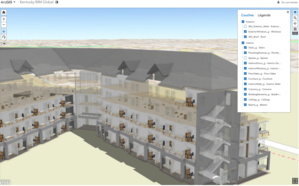 Exemple d’intégration de modèle BIM dans ArcGIS Online
