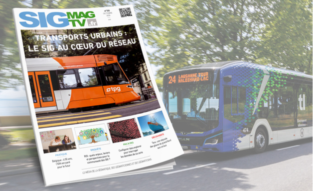 Découvrez le sommaire du SIGMAG d'octobre 2026 avec notre dossier sur les transports urbains, le SIG au cœur du réseau et notre enquête sur le ROI d'un SIG