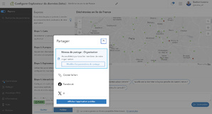 Configurer carte et application Data Explorer pour interagir avec ses données