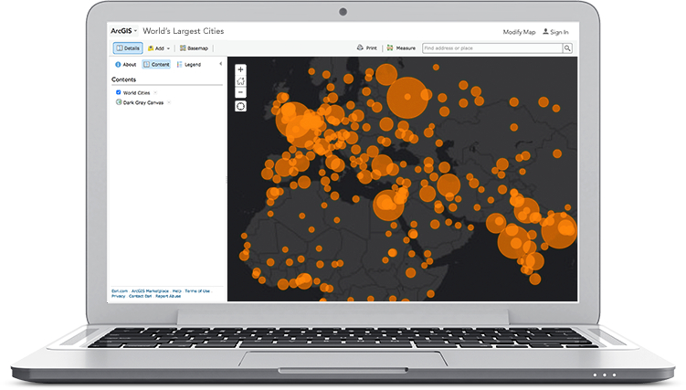94 milliards de cartes vues sur ArcGIS Online