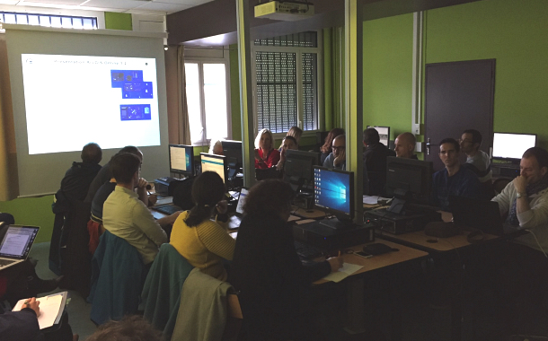 Les enseignants de SVT formés à ArcGIS Online Les enseignants de SVT formés à ArcGIS Online