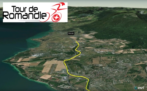 Tour de Romandie : ArcGIS Pro trace le parcours 