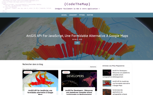 Esri lance codethemap.fr et un programme gratuit pour les développeurs