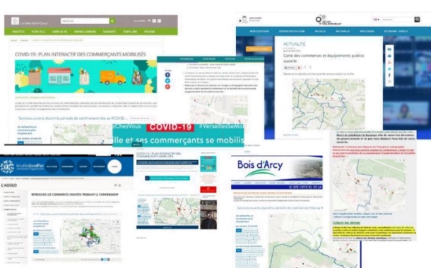 Covid-19 : mobilisés, les services SIG des collectivités ouvrent très vite des applications dédiées
