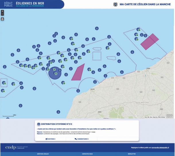 Éolien : Débat carto participatif Éolien : Débat carto participatif