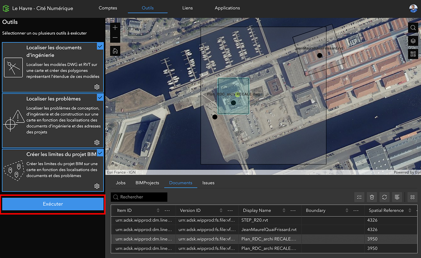 Créer son premier projet ArcGIS GeoBIM