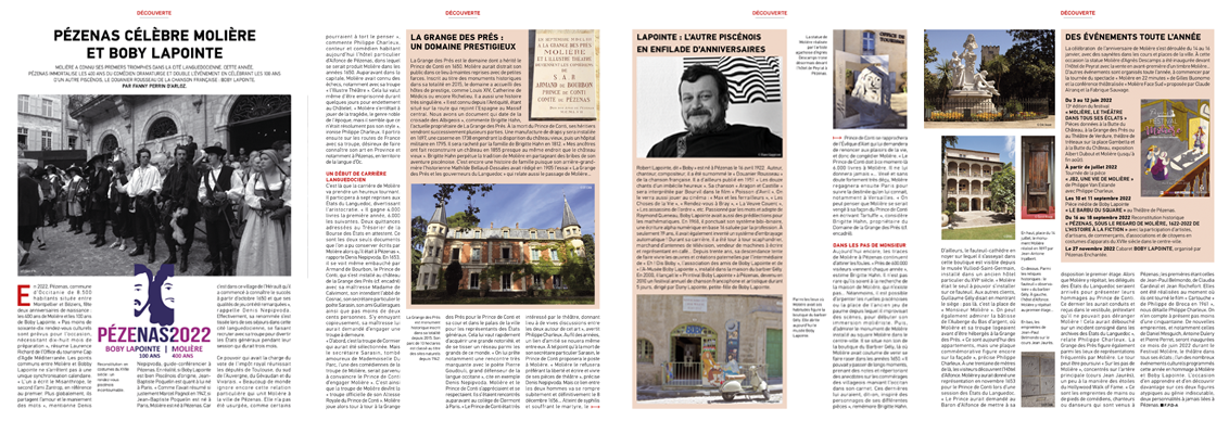 Pézenas célèbre Molière et Boby Lapointe